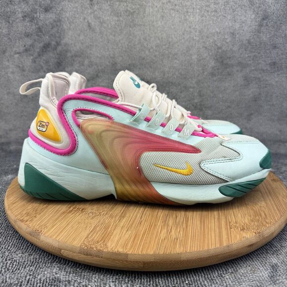 Nike Zoom 2K Shoes Womens Size 10 Teal Pink Yellow Running Sneakers CJ9924-300 - Picture 1 of 11
